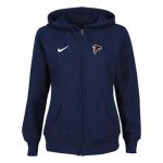 Nike Atlanta Falcons Ladies Tailgater Full Zip Hoodie Blue