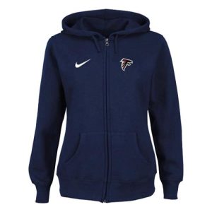 Nike Atlanta Falcons Ladies Tailgater Full Zip Hoodie Blue