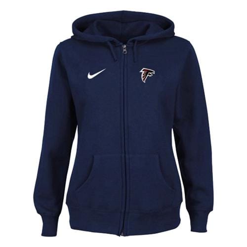 Nike Atlanta Falcons Ladies Tailgater Full Zip Hoodie Blue