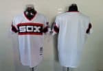 Mitchell And Ness White Sox Blank White Throwback Stitched Jersey