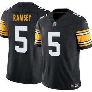 Pittsburgh Steelers #5 Jalen Ramsey Black 2025 F.U.S.E. Alternate Vapor Limited Football Stitched Jersey