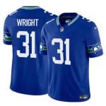 Seattle Seahawks #31 Jacardia Wright Royal 2025 F.U.S.E Throwback Vapor Limited Football Stitched Jersey