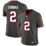 Tampa Bay Buccaneers #2 Emeka Egbuka New Gray 2025 Draft Vapor Untouchable Limited Football Stitched Jersey