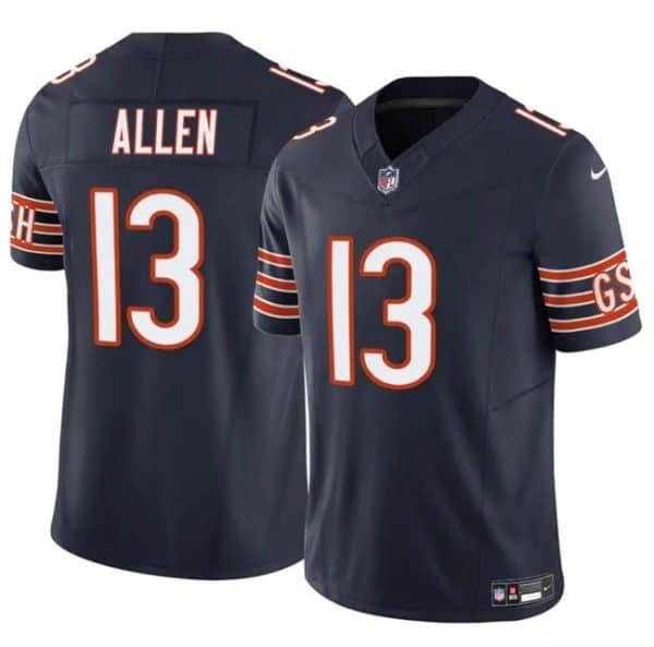 Chicago Bears #13 Keenan Allen Navy 2023 F.U.S.E. Vapor Stitched Jersey