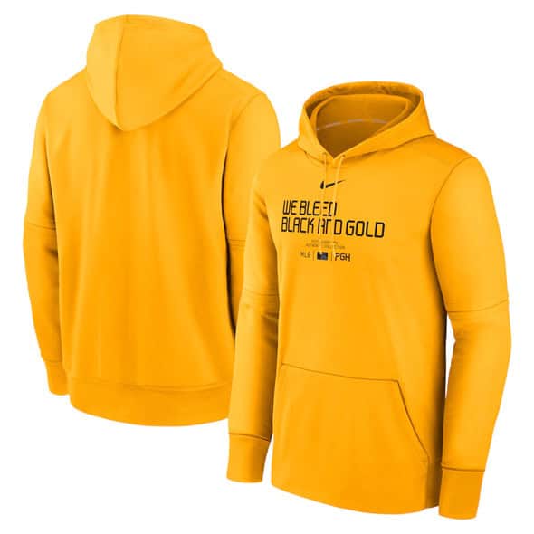 Pittsburgh Pirates Gold Collection City Connect Practice Performance Pullover Hoodie