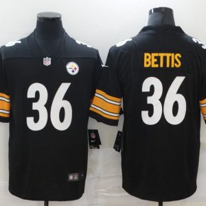 Pittsburgh Steelers #36 Jerome Bettis Black Stitched Jersey