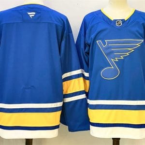 St. Louis Blues Blank Blue 2025 Stitched Jersey