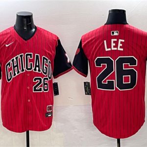 Chicago White Sox #26 Korey Lee Red Black 2025 City Connect Limited Stitched Jersey