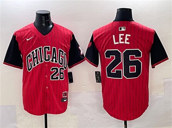 Chicago White Sox #26 Korey Lee Red Black 2025 City Connect Limited Stitched Jersey