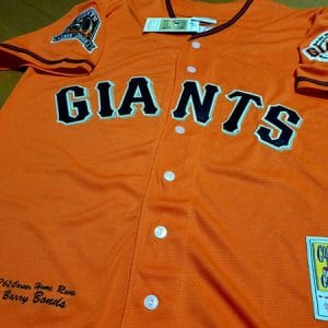 San Francisco Giants #25 Barry Bonds Orange Cool Base Stitched Jersey