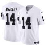 Las Vegas Raiders #14 Carter Bradley White F.U.S.E. Vapor Stitched Jersey