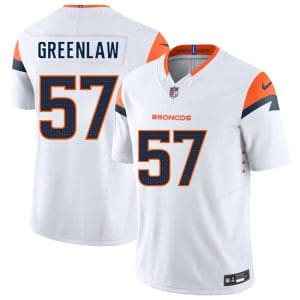 Denver Broncos #57 Dre Greenlaw White 2025 F.U.S.E. Vapor Limited Stitched Jersey
