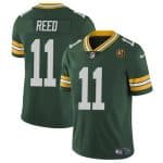 Green Bay Packers #11 Jayden Reed Green Christian Watson Green With John Madden Patch Vapor Untouchable Stitched Jersey