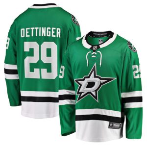 Dallas Stars #29 Jake Oettinger Green Stitched Jersey