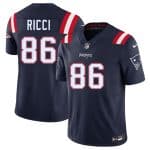 New England Patriots #86 Giovanni Ricci Navy 2025 F.U.S.E. Vapor Limited Stitched Jersey