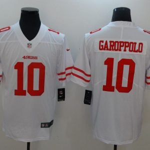 San Francisco 49ers #10 Jimmy Garoppolo White Vapor Untouchable Limited Stitched Nike Jersey