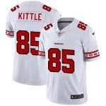 San Francisco 49ers #85 George Kittle White 2019 Team Logo Cool Edition Stitched Jersey