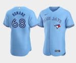Toronto Blue Jays #68 Jordan Romano Blue Flex Base Stitched Jersey