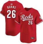Cincinnati Reds #26 Chase Burns Red Limited Stitched Jersey