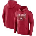 San Francisco 49ers Scarlet 2023 NFC Champions Hometown Pullover Hoodie