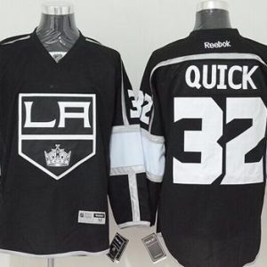 Kings #32 Jonathan Quick Black Home Stitched Jersey