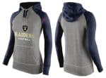 Nike Oakland Raiders Performance Hoodie Grey Dark Blue