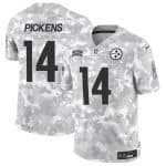 Pittsburgh Steelers #14 George Pickens Arctic Camo 2024 F.U.S.E. Salute To Service Limited Stitched Jersey