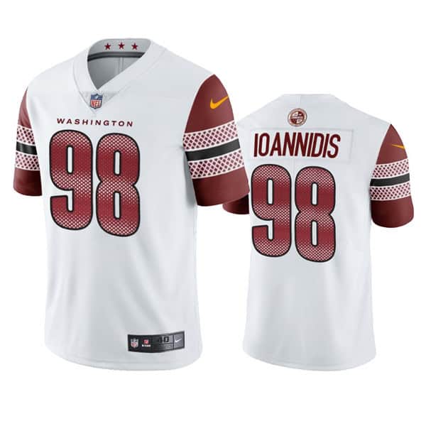 Washington Commanders #98 Matt Ioannidis White Vapor Untouchable Stitched Football Jersey