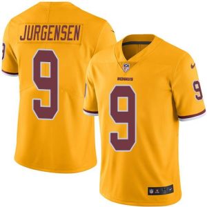 Redskins #9 Sonny Jurgensen Gold Stitched Limited Rush Nike Jersey