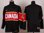 Olympic 2014 CA. Blank Black Stitched Jersey