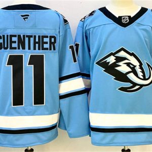 Utah Mammoth #11 Dylan Guenther Blue 2025 Stitched Jersey