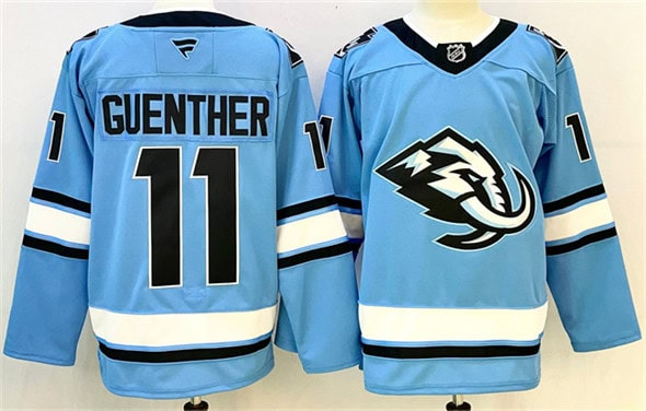 Utah Mammoth #11 Dylan Guenther Blue 2025 Stitched Jersey