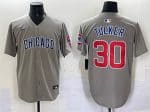 Chicago Cubs #30 Kyle Tucker Gray Limited Stitched Jersey