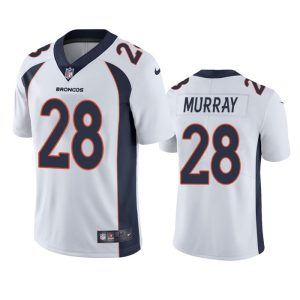 Denver Broncos #28 Latavius Murray White Vapor Untouchable Stitched Jersey