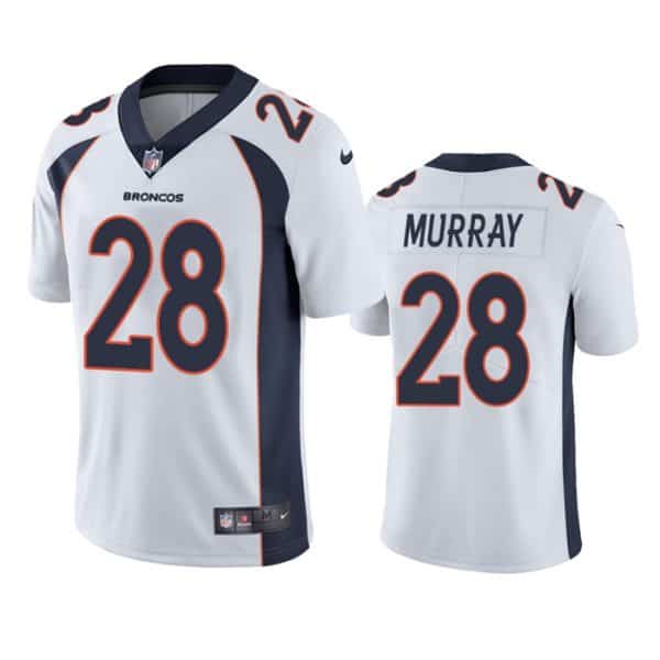 Denver Broncos #28 Latavius Murray White Vapor Untouchable Stitched Jersey