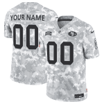 San Francisco 49ers Custom 2024 F.U.S.E Arctic Camo Salute To Service Limited Stitched Jersey