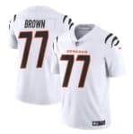 Cincinnati Bengals #77 Trent Brown White Vapor Untouchable Limited Stitched Jersey