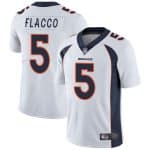 Denver Broncos #5 Joe Flacco White Vapor Untouchable Limited Stitched Jersey