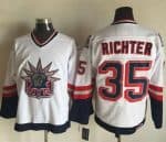 Rangers #35 Mike Richter White CCM Statue Of Liberty Stitched Jersey