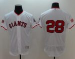 Giants #28 Buster Posey White Fashion Stars Stripes Flexbase Authentic Stitched Jerseys