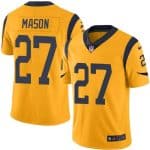 Rams #27 Tre Mason Gold Stitched Limited Rush Nike Jersey