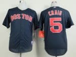 Red Sox #5 Allen Craig Dark Blue Cool Base Stitched Jersey
