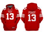 San Francisco 49ers #13 Brock Purdy Red Alternate Pullover Hoodie