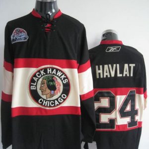 Blackhawks #24 Martin Havlat Winter Classic Stitched Black Jersey