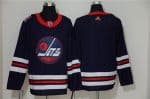 Winnipeg Jets Blank Navy Stitched Jersey