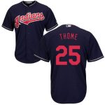 Indians #25 Jim Thome Navy Blue New Cool Base Stitched Jersey