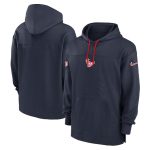 Houston Texans Navy Performance Pullover Hoodie