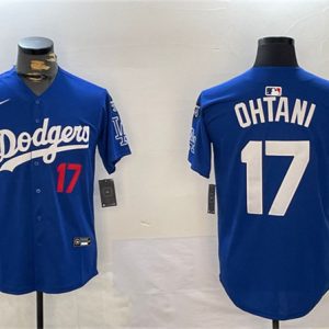 Los Angeles Dodgers #17 Shohei Ohtani Royal 2024 World Series Champions With Fernando Memorial Patch Alternate Limited Stitched Jersey