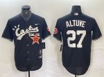Houston Astros #27 Jose Altuve Black Cactus Jack Vapor Premier Limited Stitched Jersey