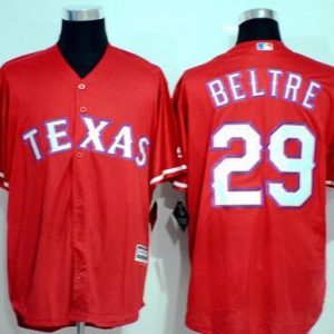 Rangers #29 Adrian Beltre Red New Cool Base Stitched Jersey